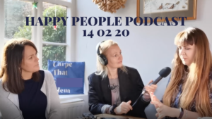 Picture of natasha, nikki and katrina14th February 2020 happy people podcast